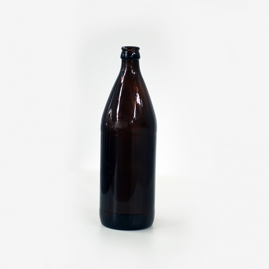 750ml Mangrove Jack's Amber Crown Seal Glass Beer Bottle - Ctn 1
